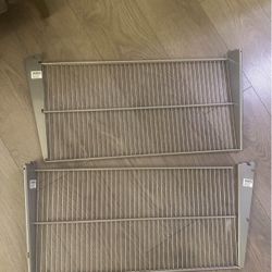 Elfa Ventilated Wire Shelves + brackets 