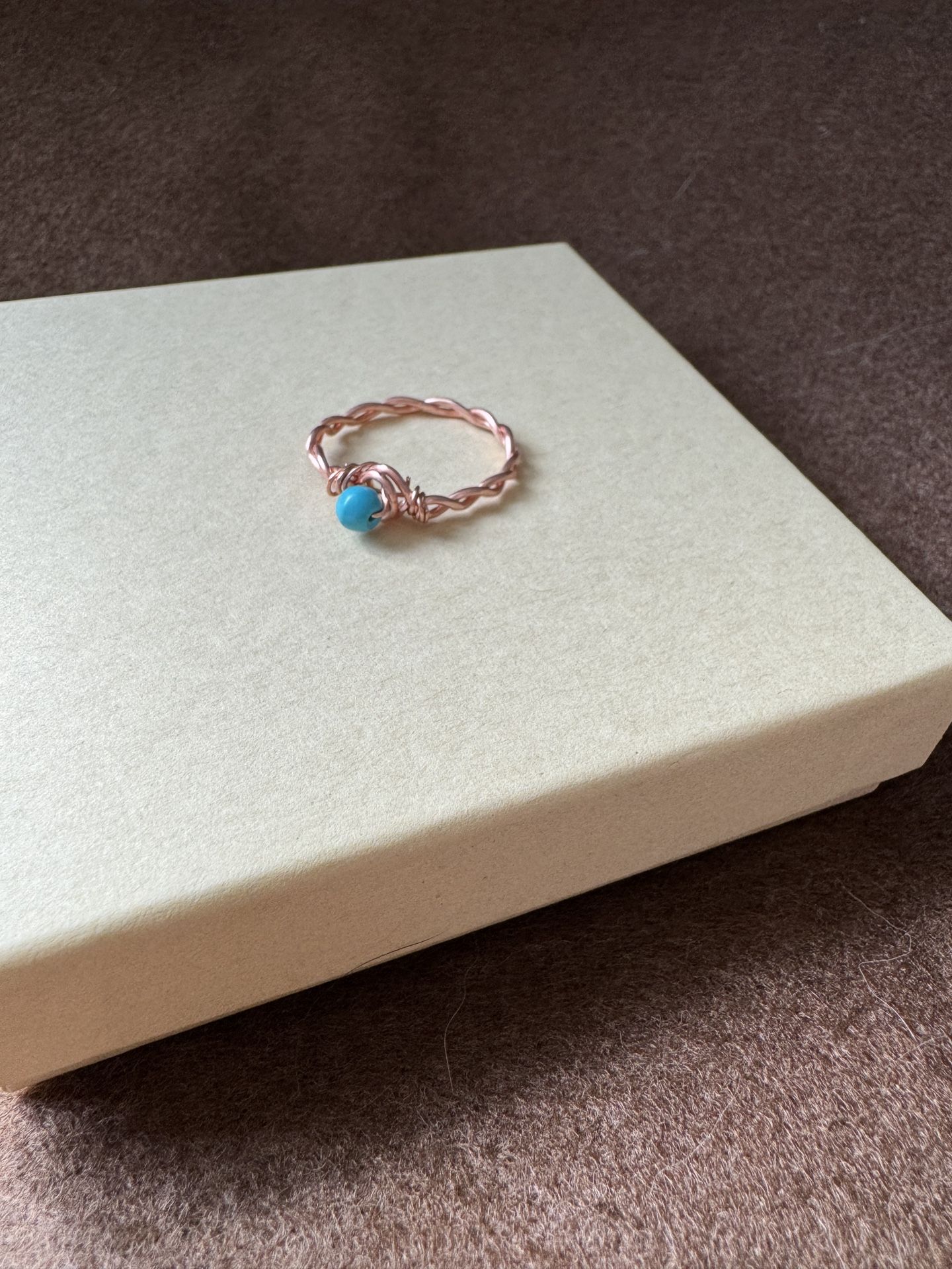Braided Copper Ring