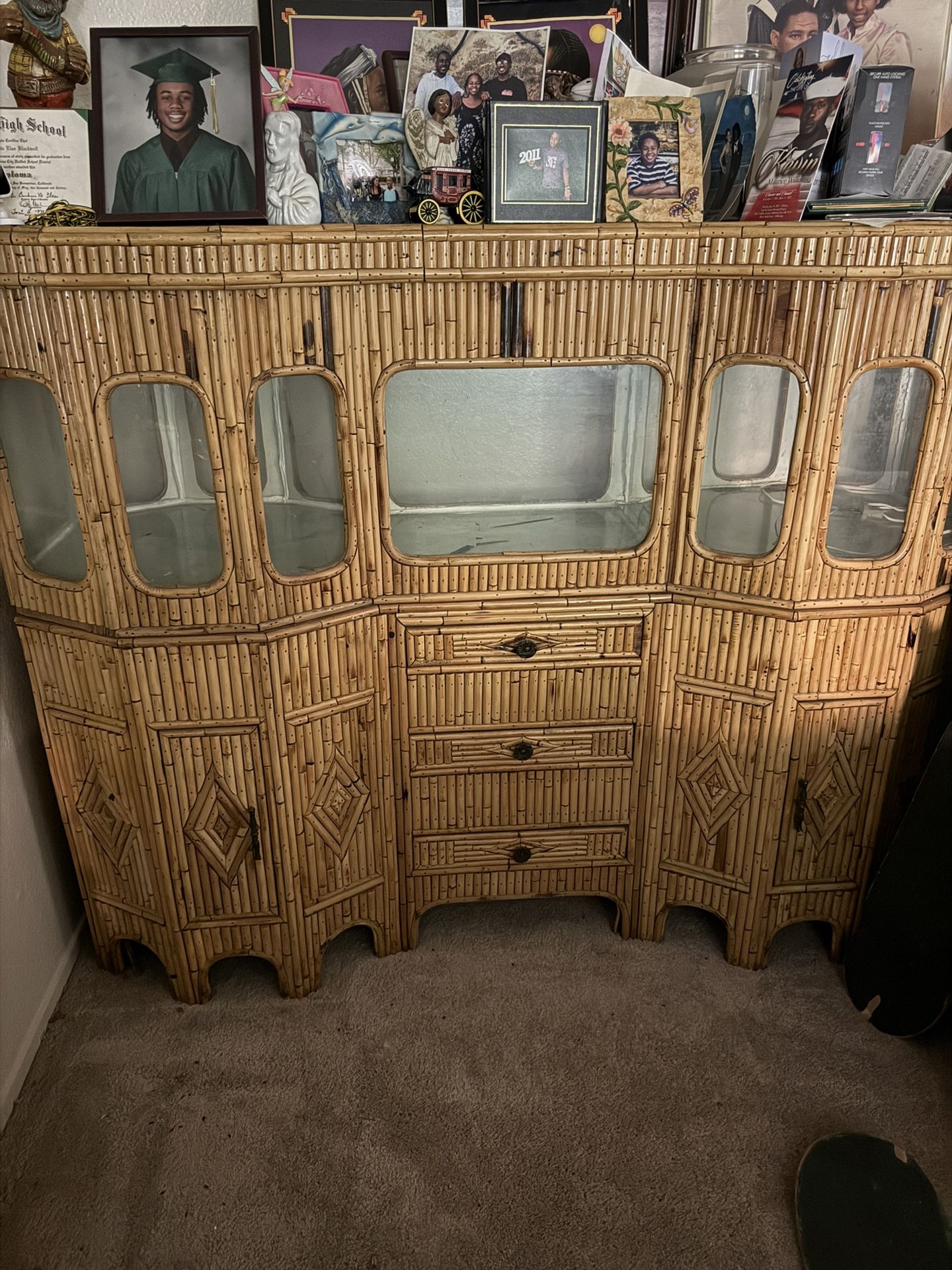 Extra Large Vintage Bamboo Fish Tank NEED TO SELL FAST