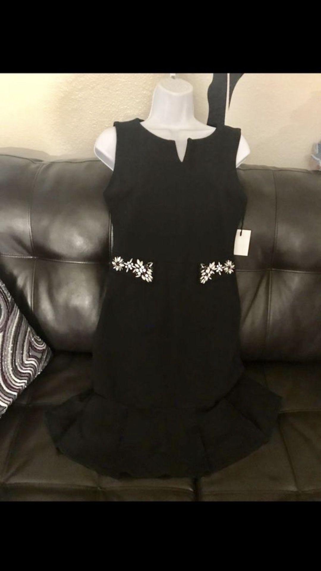 Seven & coco Black crystal dress. Small brand new