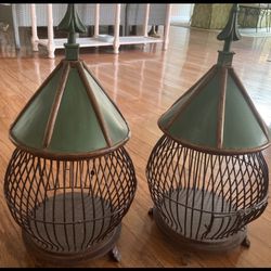 Decorative bird cages