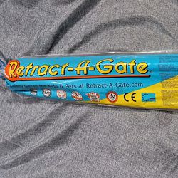 New! Retract-a-Gate...safety gate for kids & pets