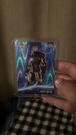 Marvel Topps Chrome Iron Man Trading Card