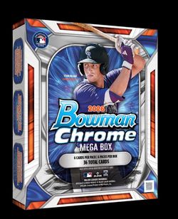 2026 Bowman Chrome Baseball Mega Box