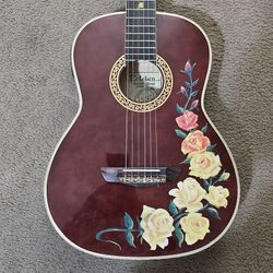 Esteban Spanish Roses Guitar