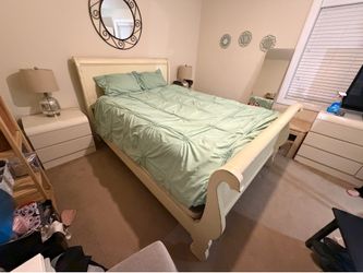 Sleigh bed frame (no mattress)