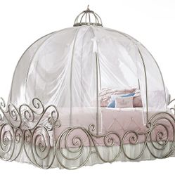 Disney Princess Fairytale Metal 5 Pc Full Carriage Bed