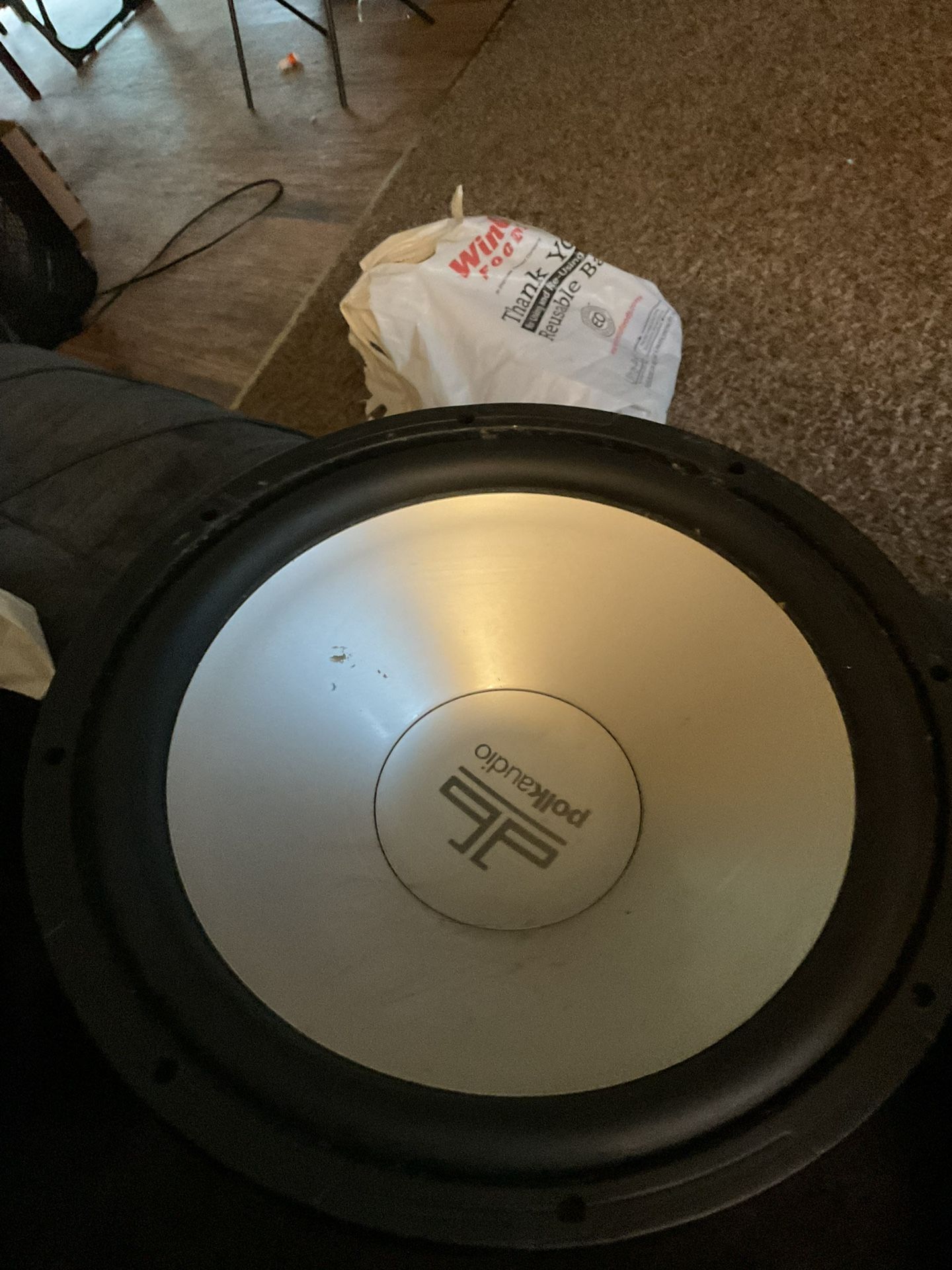 Kicker 1200 W Plus Polk Audio 12 Inch Speaker