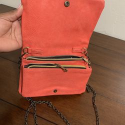 Street Level Gold Studded Crossbody Bag Wristlet.