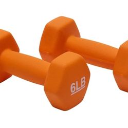 Amazon Basics Neoprene Dumbbell Hand Weights for Exercise and Muscle Toning