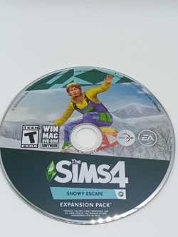 The Sims 4 Snowy Escape Expansion Pack Disc