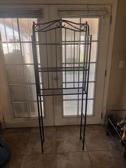 Black Metal Bakers Rack 3-Tier Shelf