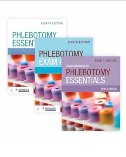 New Essentials in Phlebotomy 8th edition Bundle $150 firm