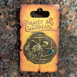 Pirates Of The Caribbean Legend Of The Golden Pins Disney 