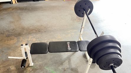 Gym equipment set 110lbs