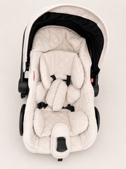 ✨ Luxury Baby Car Seat – Elegant Beige | Like New