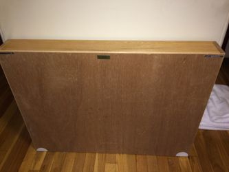 Penzoni Solid Oak Baseball/Hockey Puck Display Case