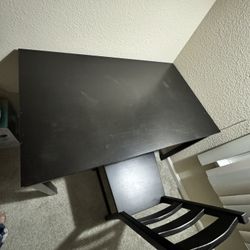 Dining Table Set Black