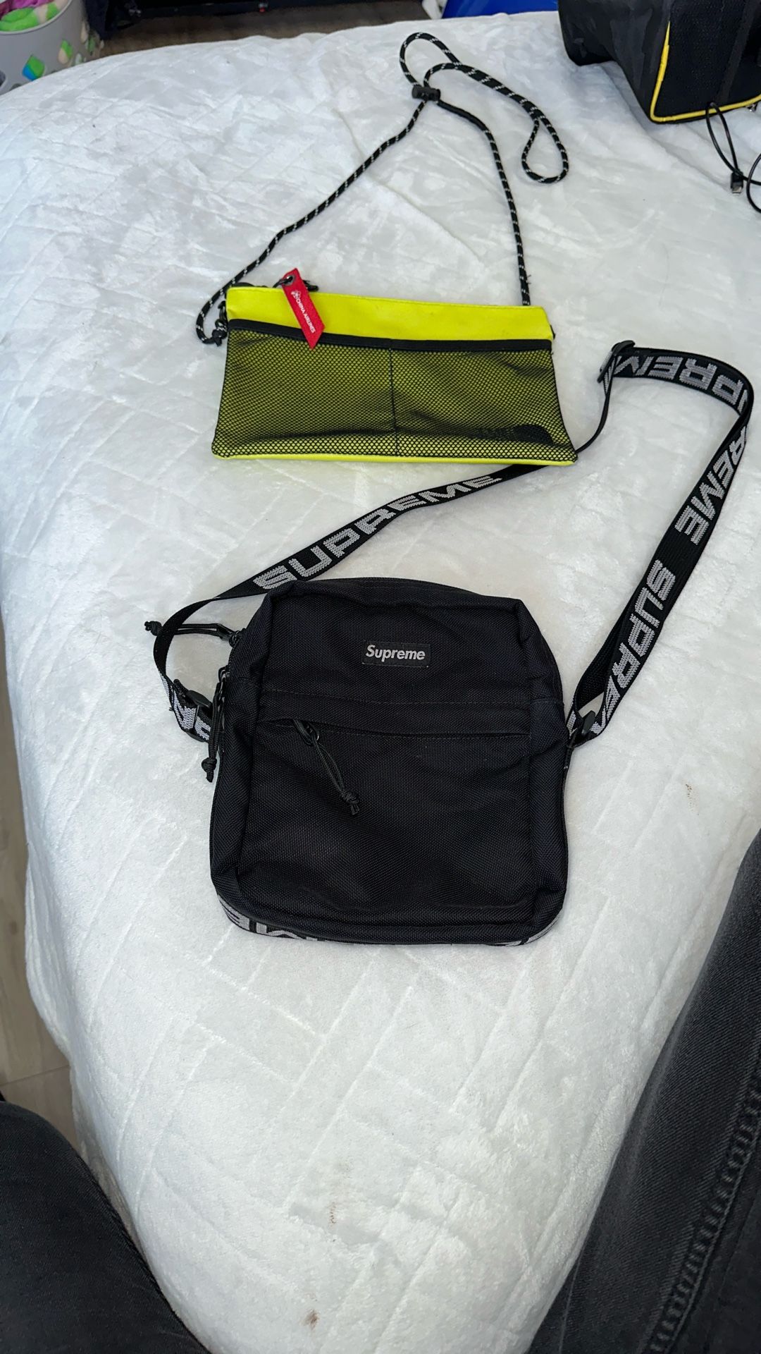 Supreme Ss18 Shoulder Bag And North Face Bag