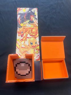 Dek tek Kanto collection SHINY charizard deck box