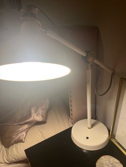 White Adjustable Desk Lamp
