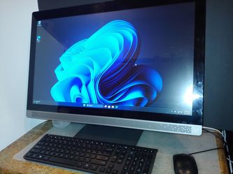 27" HP Pavilion Computer All-in-One PC i5, Microsoft Office, WiFi 📶 ready to go. Nice large screen