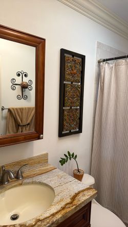 Decoration Iron Wool Art, Ceramic Planter ZZ Plant Candle Holder, Tea Light