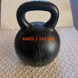 Strongman / Powerlifting 66KG / 145Lb Kettle bell / Kettlebell