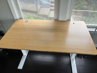 Autonomous SmartDesk 2,  Bamboo, 53" x 29"