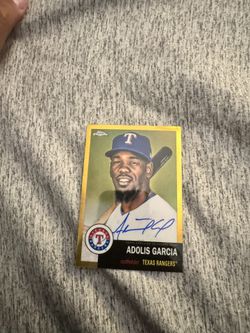 Adolis García AutoGraph Baseball Card