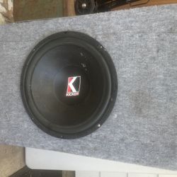 Kicker 15” Subwoofer In Box