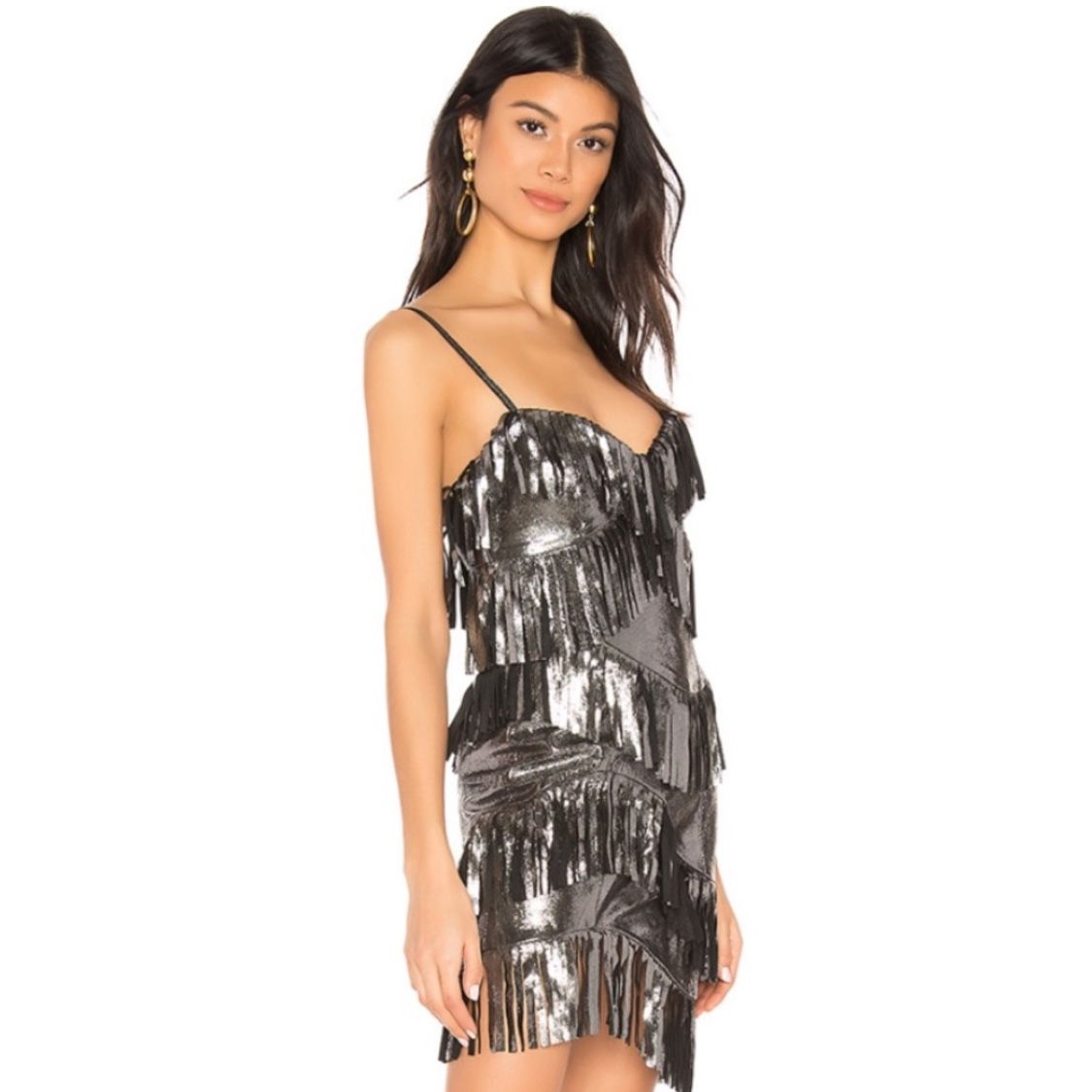 NWT X by NBD Cristal Metallic Women’s Dress