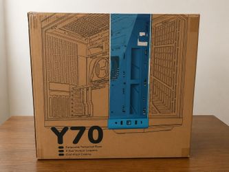 HYTE Y70 Blueberry Milk ATX Mid Tower PC Case Panoramic Glass