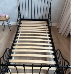 IKEA Black Bed Kids Extendable From Toddler Size To Twin Size