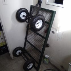 One Stop Gardens 1000 Lb Capacity Mesh Deck Wagon 