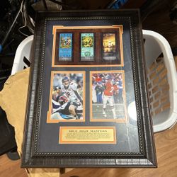 Collectable football Framed Picture