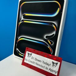 Apple iPad Pro 13" M4 2024 New Tablet -PAYMENTS AVAILABLE-$1 Down Today 