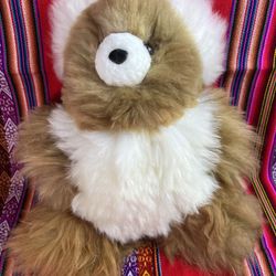 Baby Alpaca Teddy Bear From Peru 