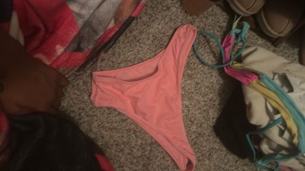 Pink swim bottoms