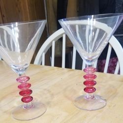 Martini glasses