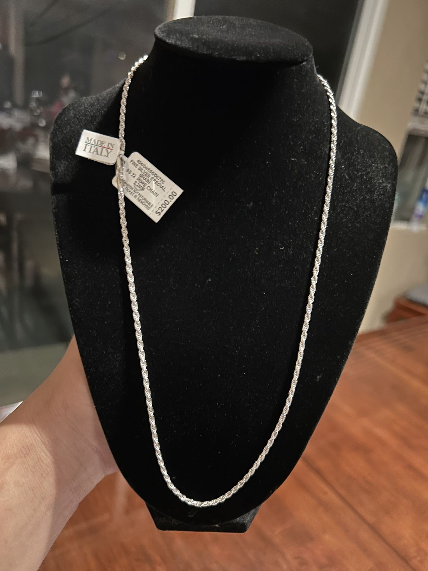 Rope Silver Chain
