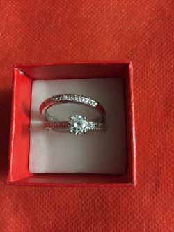 Wedding ring set size 9
