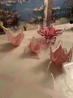Glass Marano bowls