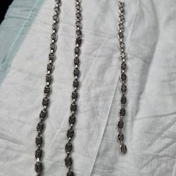 Stainless Steel Necklace And Bracelet 