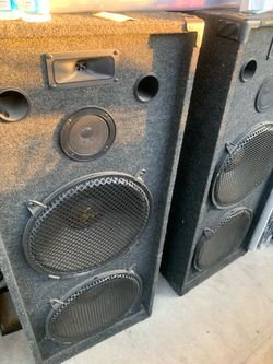 2 Dj Fisher Speakers ($ negotiable)