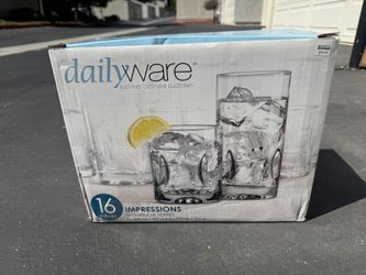 Dailyware 16-Piece Glassware Set