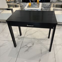 Furniture Wood Home & Office Parsons Desk with Drawer, Espresso