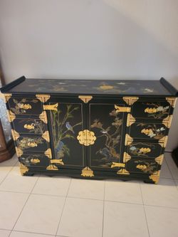Tansu Inspired Cabinet