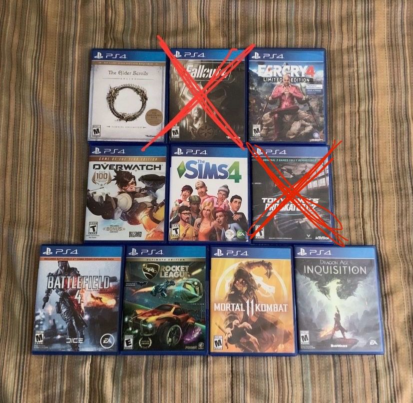 Playstation 4 (PS4) Games