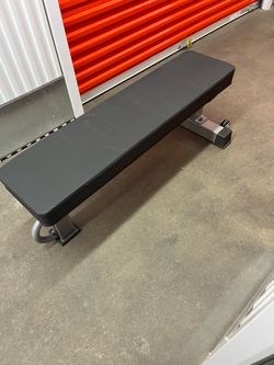 New REP Fitness Competition Flat Bench in Either Silver or Black
